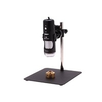 [해외] Aven 26700-209 Mighty Scope Digital Handheld Microscope, 10x-200x Magnification, Upper White-LED Illumination, With Stand, Includes 5MP Camera