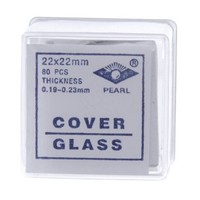 [해외] American Educational Glass Microscope Cover Slip, 22mm Length, 22mm Width, 2 Thickness (Bundle of 800)