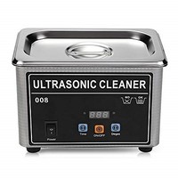 [해외] Ultrasonic Cleaner, 0.8L Mini Professional Ultrasonic Jewelry Cleaner Machine with Digital Timer for Eyeglass, Watches, Rings, Supports Temperature Adjustment