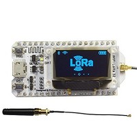 [해외] WIshioT Lora Module 868MHz-915MHz 0.96 OLED Display ESP32 ESP-32S WIFI Bluetooth Development Board Antenna Transceiver SX1276 IOT for Arduino Smart Home