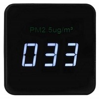 [해외] Garosa USB Air Quality Monitor Mini Professional PM2.5 Tester Detector with LED Display Black Home Office Electrochemical Sensor