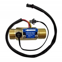 [해외] Digiten G1/2Male Thread Water Flow Hall Sensor Switch Flowmeter Counter with Temperature Sensor 1-25L/min