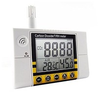 [해외] Indoor Air Quality IAQ Carbon Dioxide CO2 Temperature Humidity Monitor Meter Tester with Wall Mountable Non-Dispersive Infrared NDIR meter Sensor Detector
