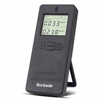 [해외] Borbede Formaldehyde Detector, Digital Indoor Air Quality HCHO TVOC Tester-Your Health Assistant