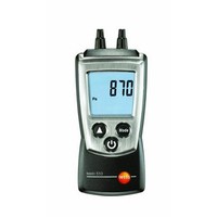 [해외] Testo 0560 0510 Pocket Pro Pressure Meter with Air Velocity, 0 to 100 hPa Range, +/- 0.01 hPa Resolution, 2 Type AAA Battery