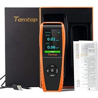 [해외] Temtop H3 Air Quality Detector Professional HCHO TVOC Real Time Monitor Audio Alarm TFT Color Screen Rechargeable