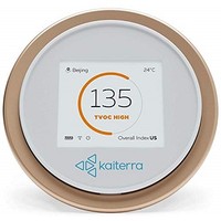 [해외] Kaiterra Laser Egg 2+ Smart Indoor Air Quality Monitor, Measures Fine Dust (PM2.5), Chemicals， Temperature, Humidity, WiFi Enabled, Compatible with Apple HomeKit/Android
