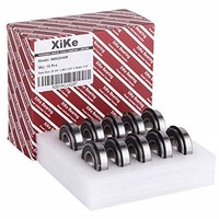 [해외] XiKe 10 Pack 99502HNR Bearing ID 5/8 x OD 1-3/8 x Width 7/16, Replacement for Go Kart, Mini Bikes and Lawn Mowe Wheel Hub Etc, Double Seal, Snap Ring and Pre-Lubricated.