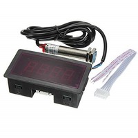 [해외] OKIl Red LED Tachometer RPM Speed Meter with Proximity Switch Sensor NPN