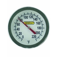 [해외] General Tools PT2020G-220 Analog Soil and Composting Dial Thermometer, Long Stem 20 Inch Probe, 0 to 220 degrees Fahrenheit (-18 to 104 degrees Celsius) Range