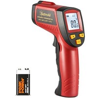 [해외] AstroAI Digital Laser Infrared Thermometer, 380 Non-contact Temperature Gun with Range of -58℉~716℉ (-50℃～380℃), Red