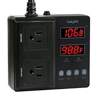 [해외] bayite Temperature Controller 1650W BTC211 Digital Outlet Thermostat, Pre-Wired, 2 Stage Heating and Cooling Mode, 110V - 240V 15A