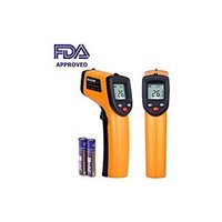[해외] Masione Temperature Gun Non-contact Digital Laser Infrared Ir Thermometer -58°f to 716°f (-50 ~ 380℃) Instant-read Handheld,battery Included