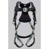 [해외] Miller Revolution Full Body Safety Harness with Quick Connectors, Size 2X and 3X, 400 lb. Capacity (RDT-QC/XXL/XXXLBK)