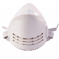 [해외] Qi Peng Silicone Dust Mask - Gray Dust Polishing Electric Welder Decoration Breathable Washable Easy Breathing Mask Welding mask