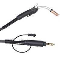 [해외] Radnor 64007803 250 Amp Pro 0.035 - 0.045 Air Cooled MIG Gun with 15 Cable and Miller Style Connector, English, 15.34 fl. oz, Plastic, 1 x 1 x 1