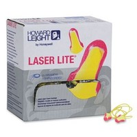 [해외] Howard Leight Laser Lite Earplugs - Corded (100 Pairs per Dispenser Box) (1 Dispenser Box) - AB-266-2-82