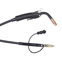 [해외] Radnor 64002601 130 A - 190 A Pro .030 - .035 Air Cooled MIG Gun With 10 Cable and Miller Style Connector